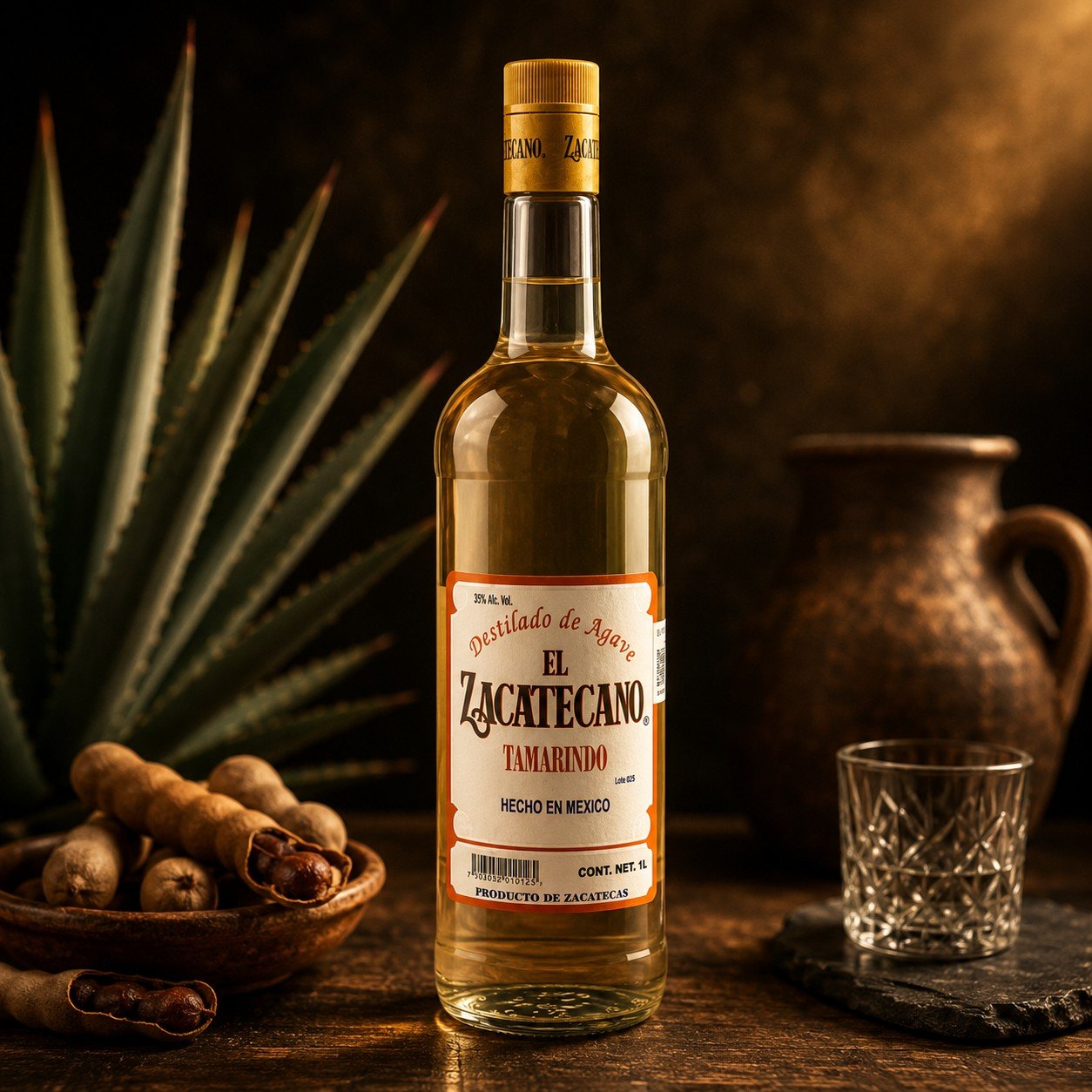 Licor de Agave El Zacatecano Tamarindo